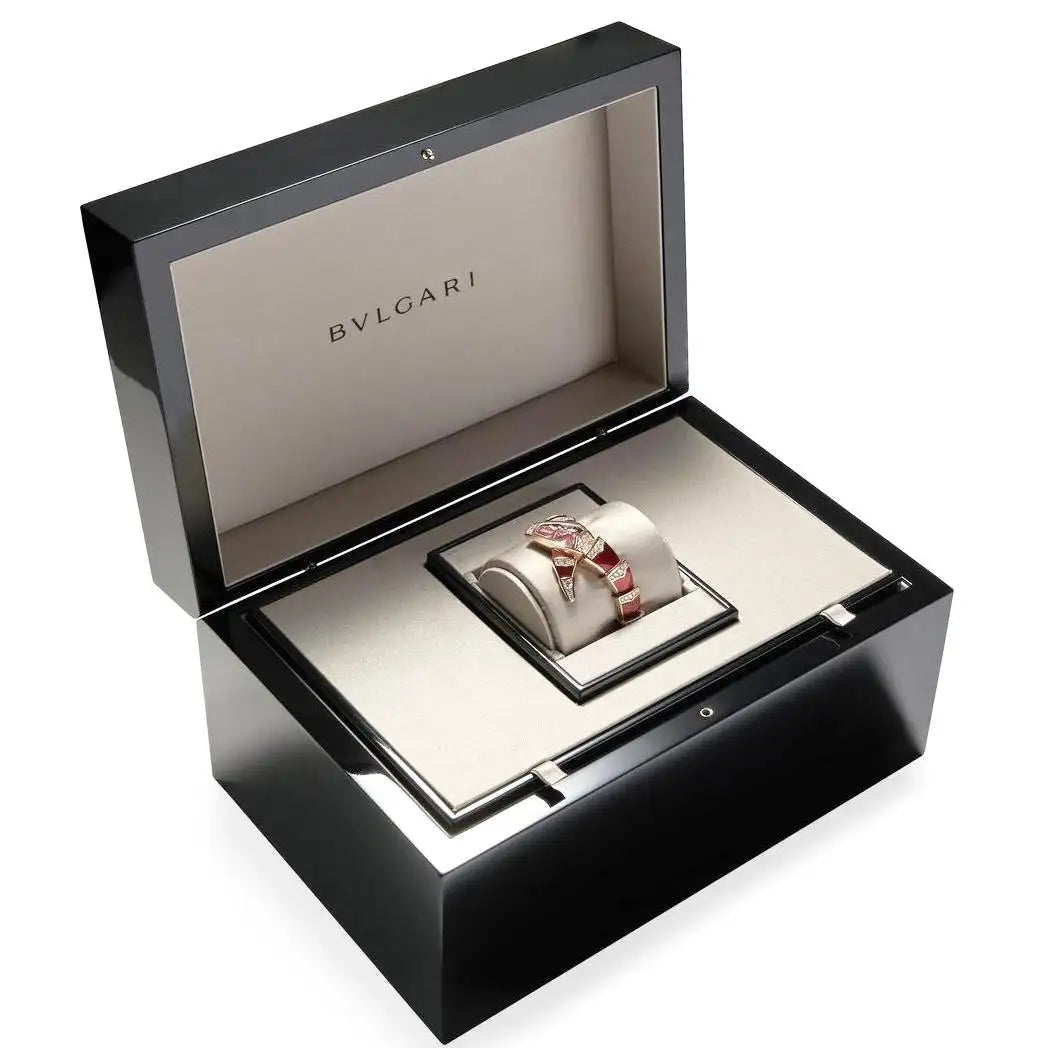 Bulgari Serpenti 18K Gold Diamond Wristwatch