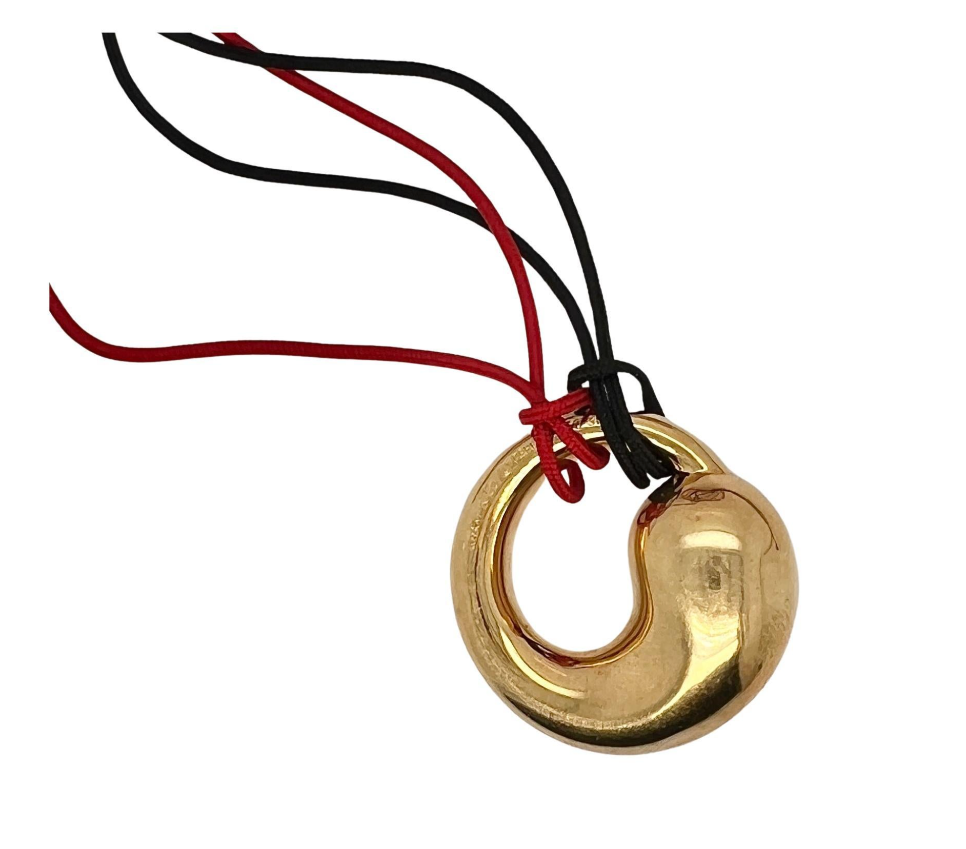 Tiffany & Co. Elsa Peretti Eternal Circle 18k Gold Pendant Necklace