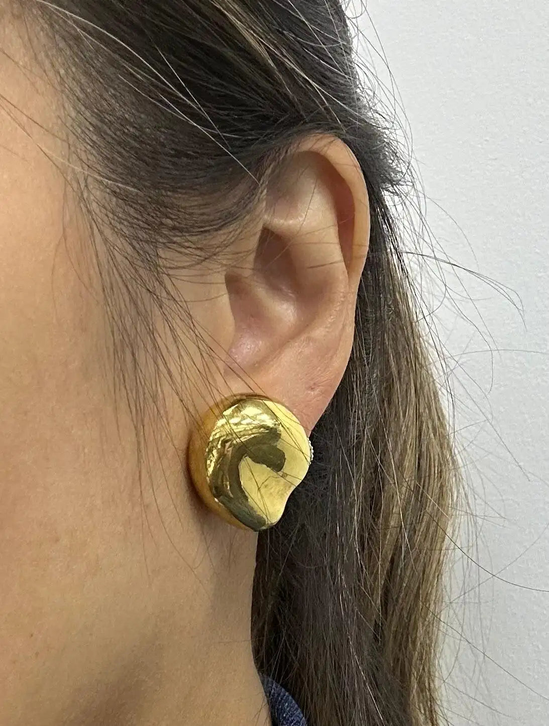 Tiffany & Co 18k YG Peretti Earrings