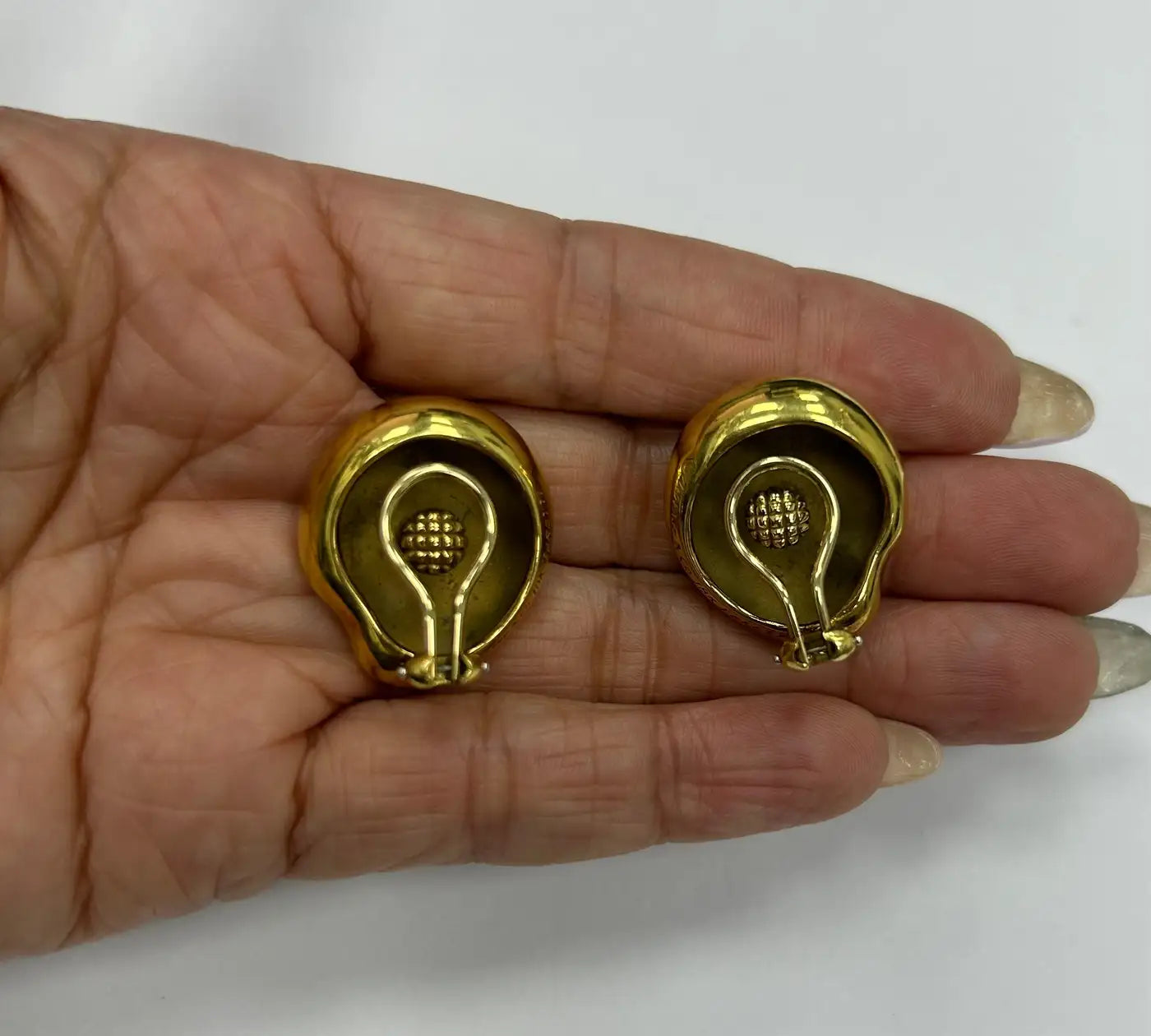 Tiffany & Co 18k YG Peretti Earrings