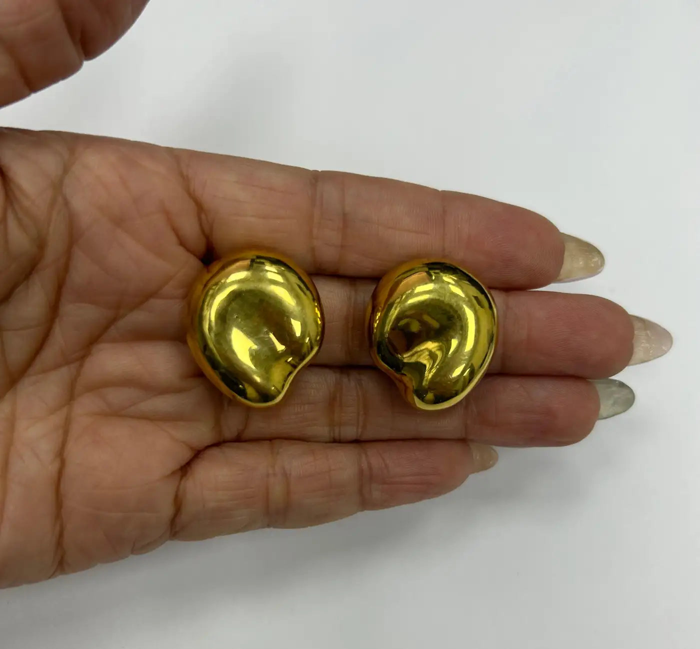 Tiffany & Co 18k YG Peretti Earrings