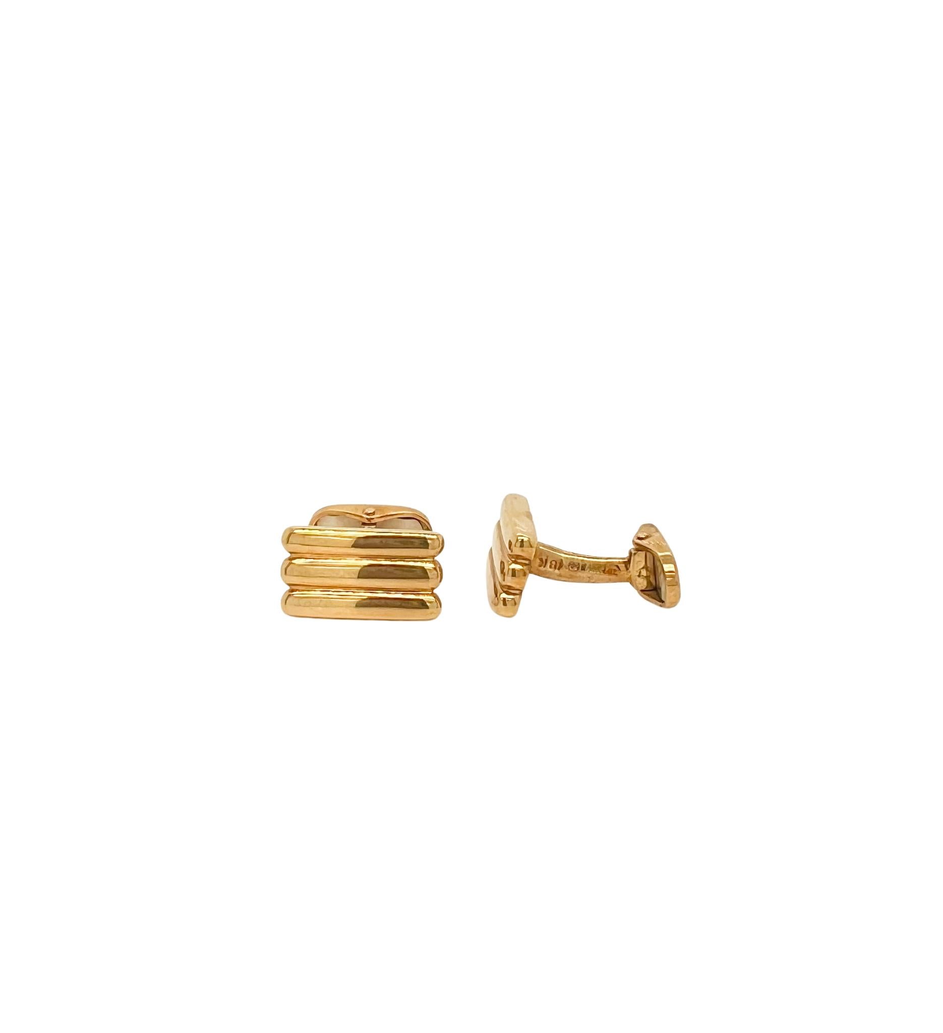 Tiffany & Co 18K Yellow Gold Cufflinks