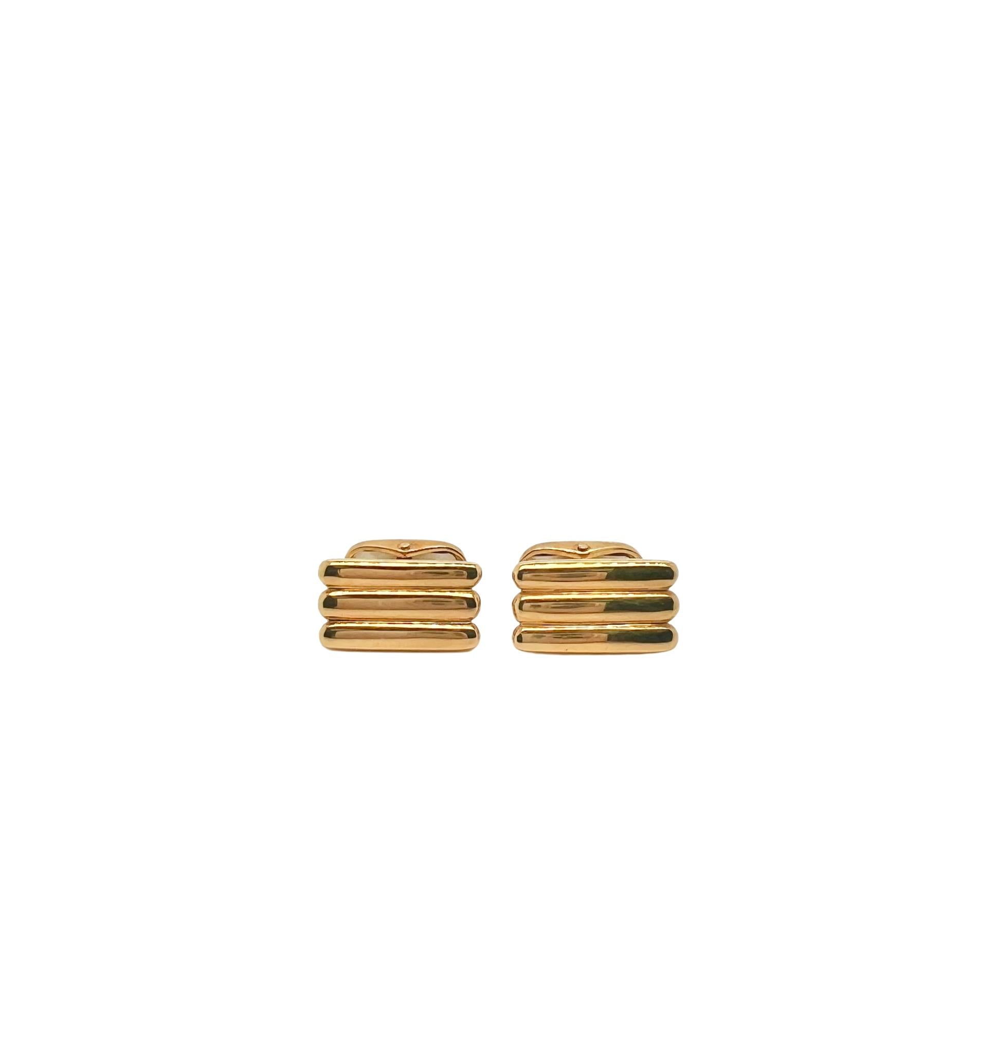 Tiffany & Co 18K Yellow Gold Cufflinks