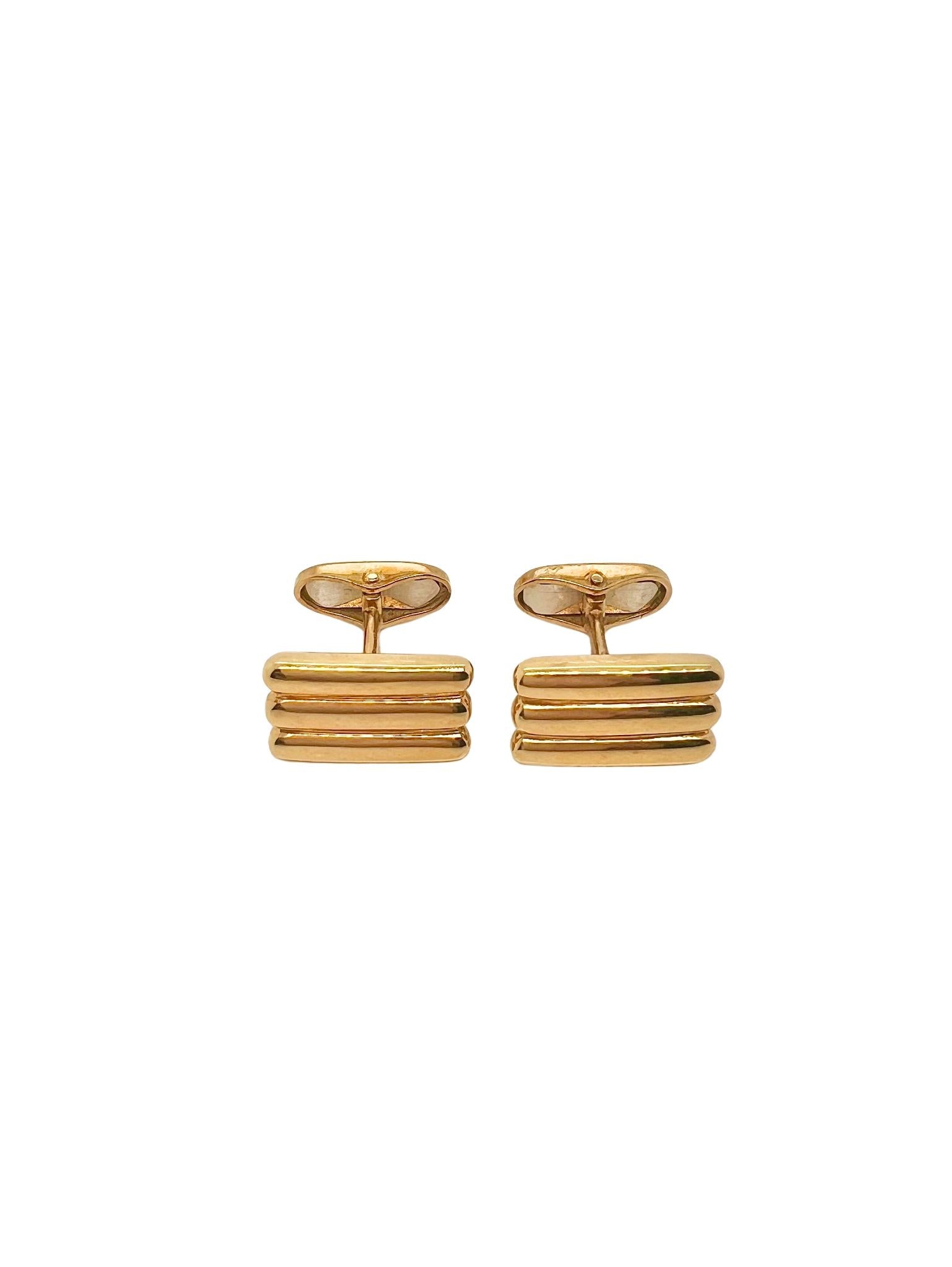 Tiffany & Co 18K Yellow Gold Cufflinks