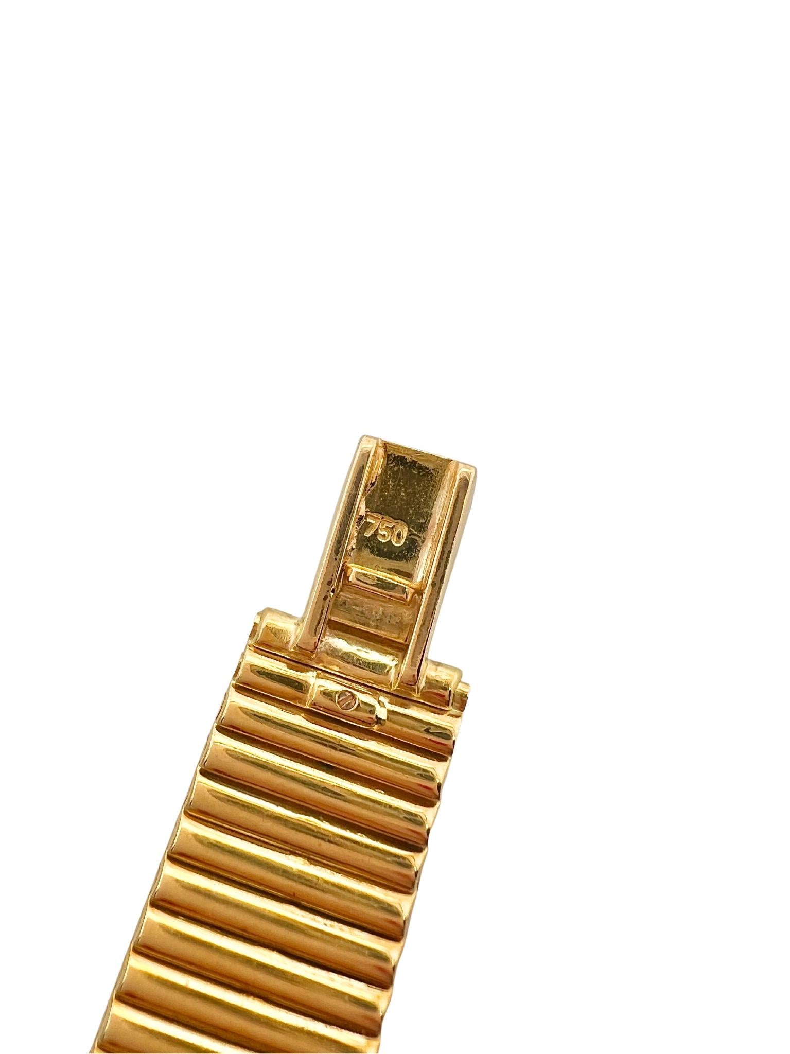 Chopard Happy 18k Yellow Gold Diamond Ladies Watch