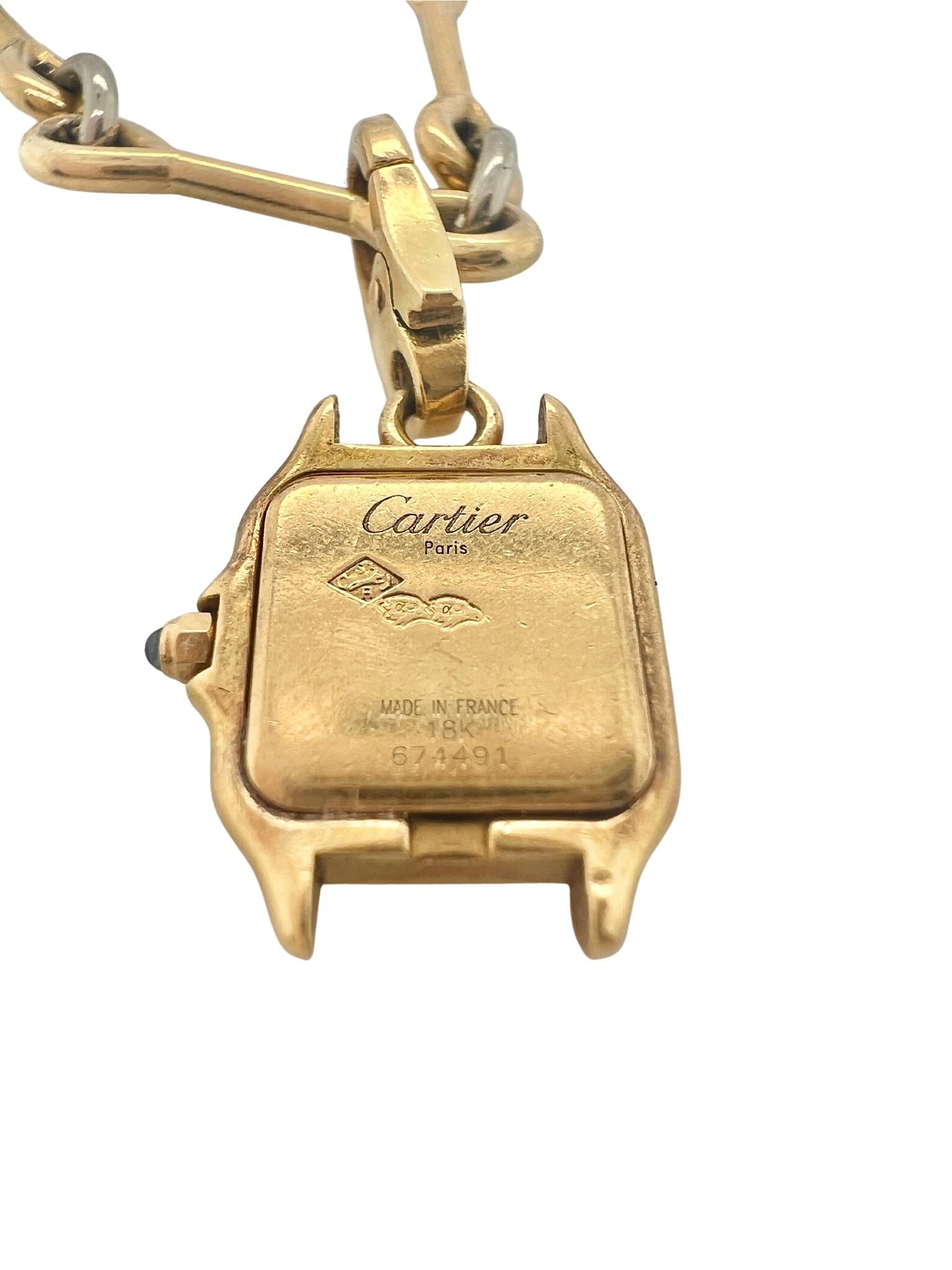 Cartier 18k Yellow and White Gold Cute Charm Bracelet