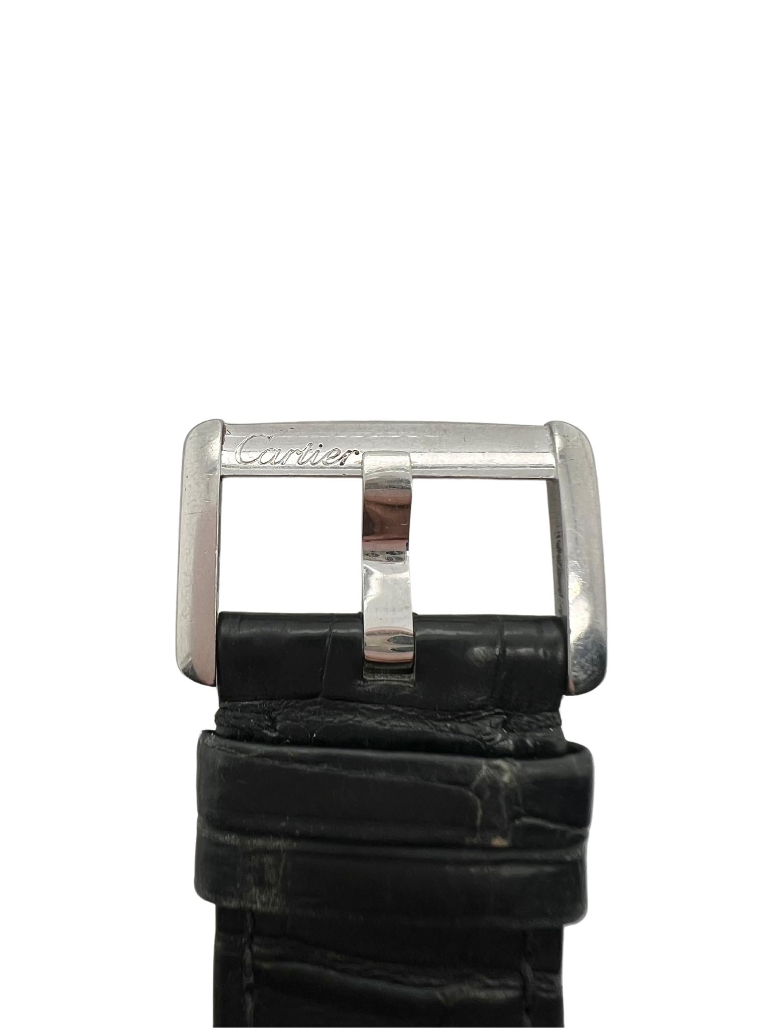 Cartier Tank Divan Stainless Steel Watch