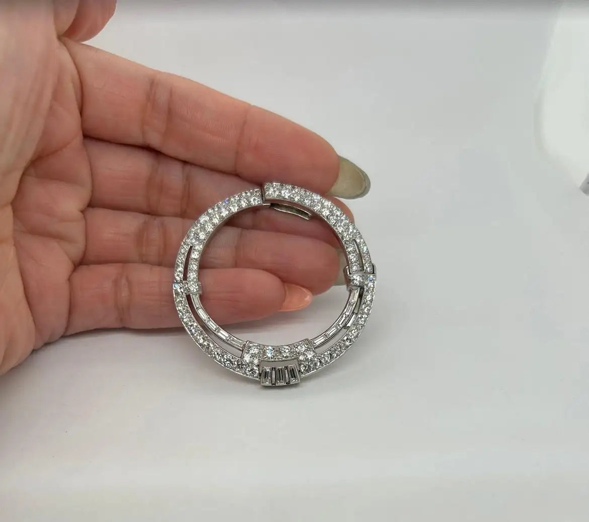 Van Cleef & Arpels Circles of Diamond Clip