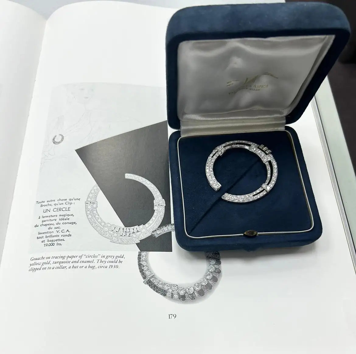 Van Cleef & Arpels Circles of Diamond Clip