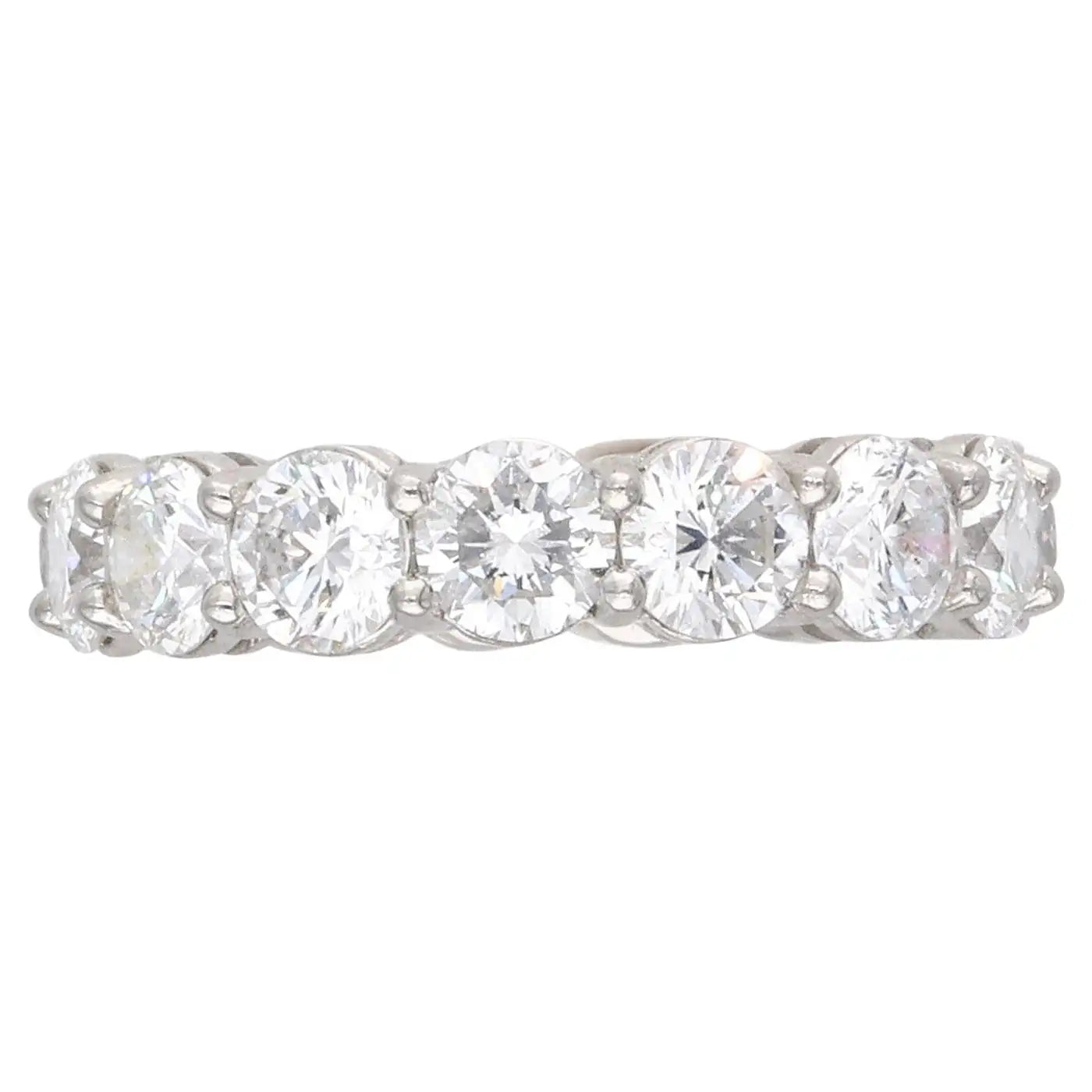 White Gold and Diamond Eternity Band Ring