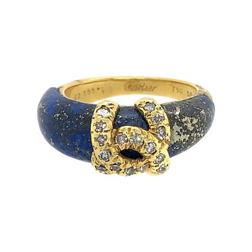 Cartier Lapis Lazuli Diamond Ring