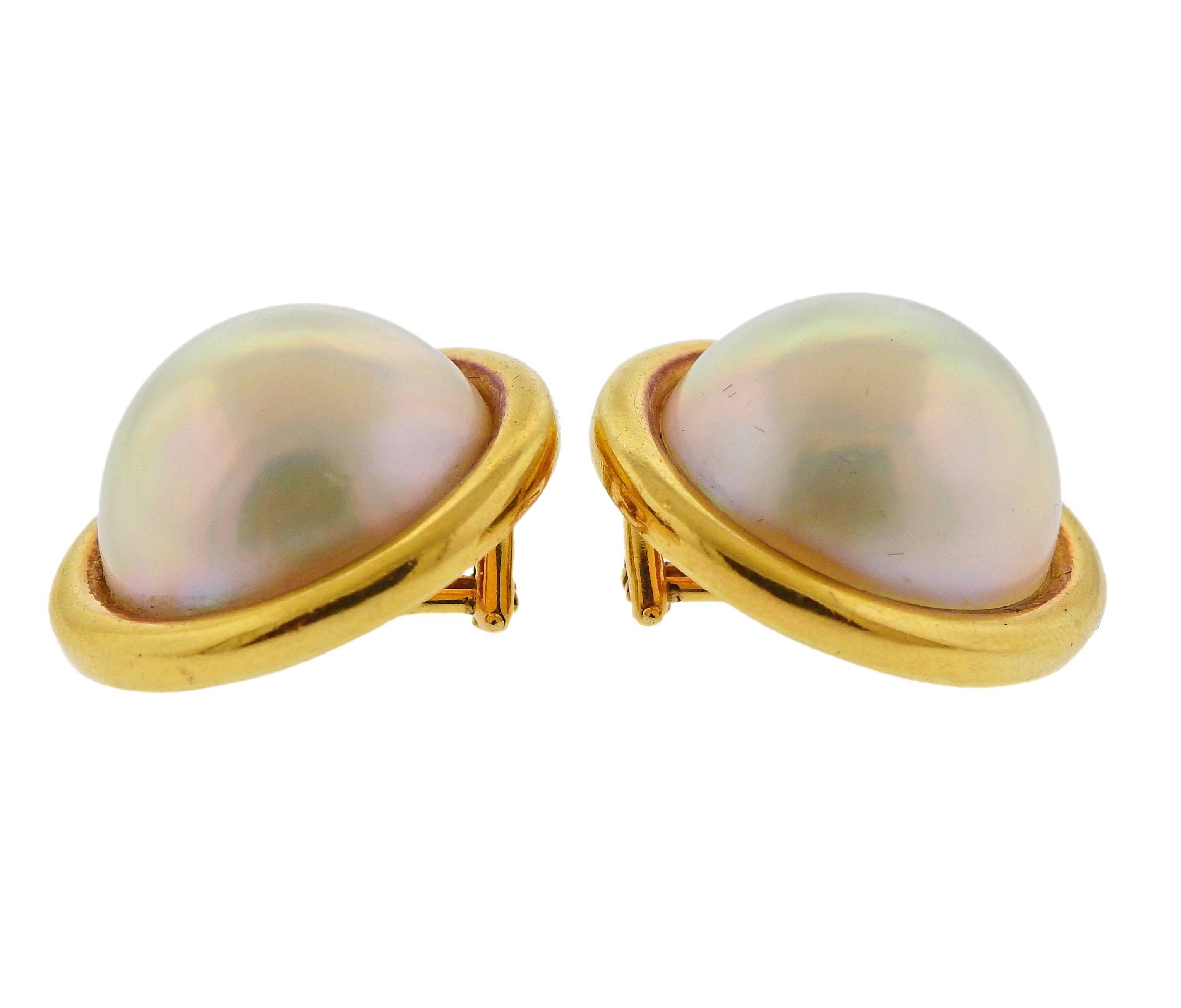 Majorica mabe pearl earrings deals