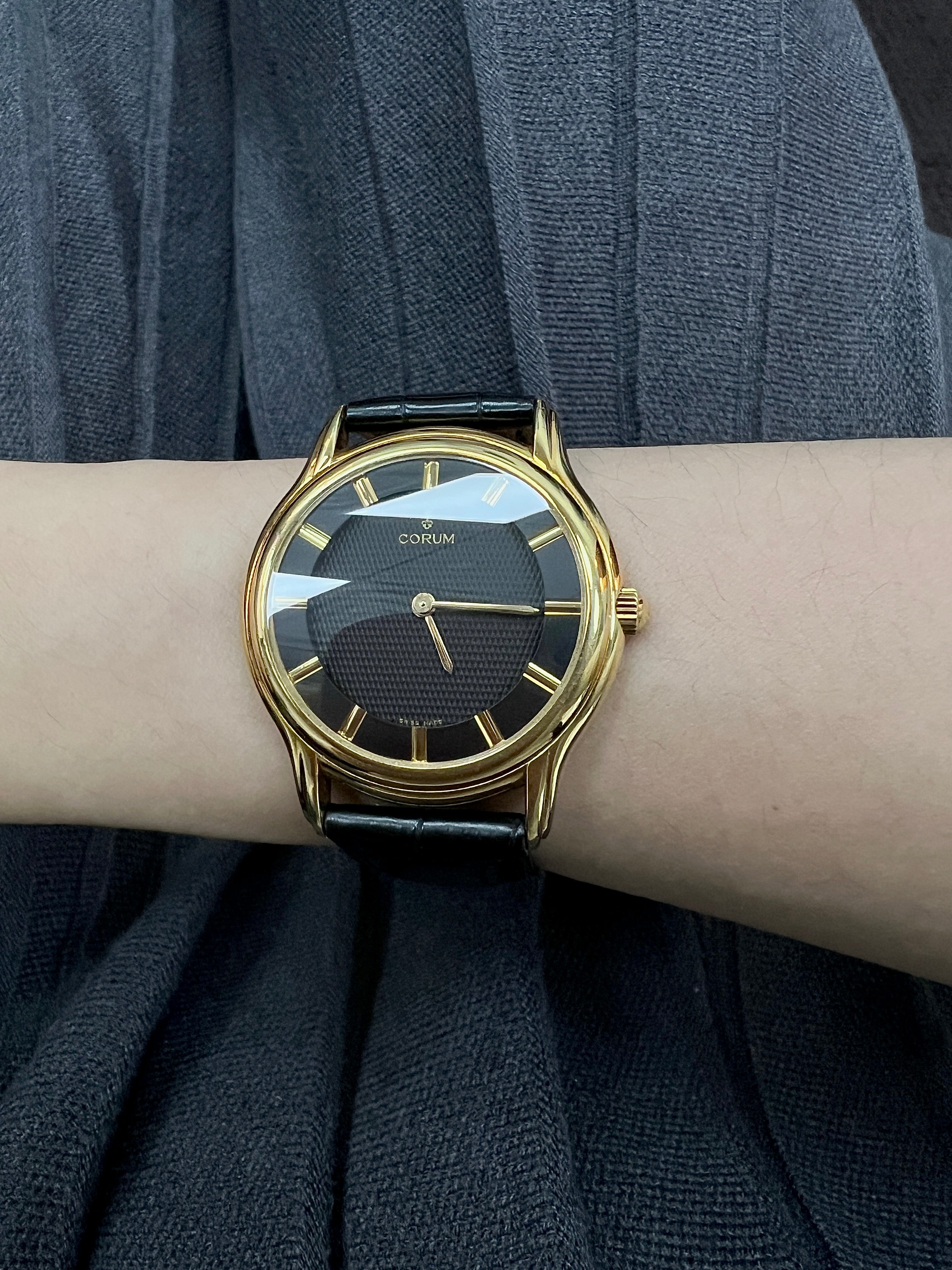 Corum 18k Gold Vintage Watch