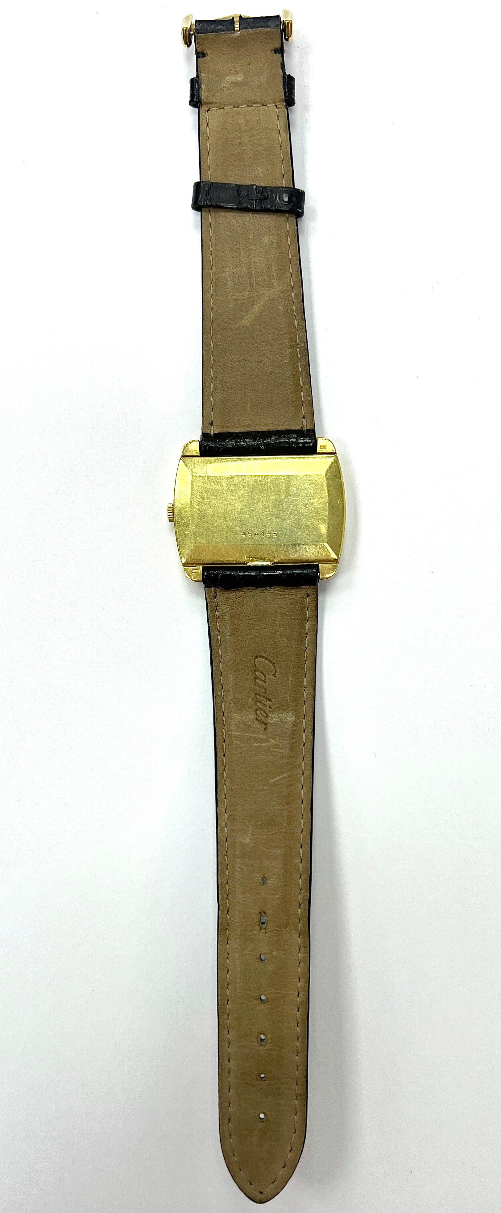 Vacheron Constantin 18k yellow Gold and Leather strap Watch