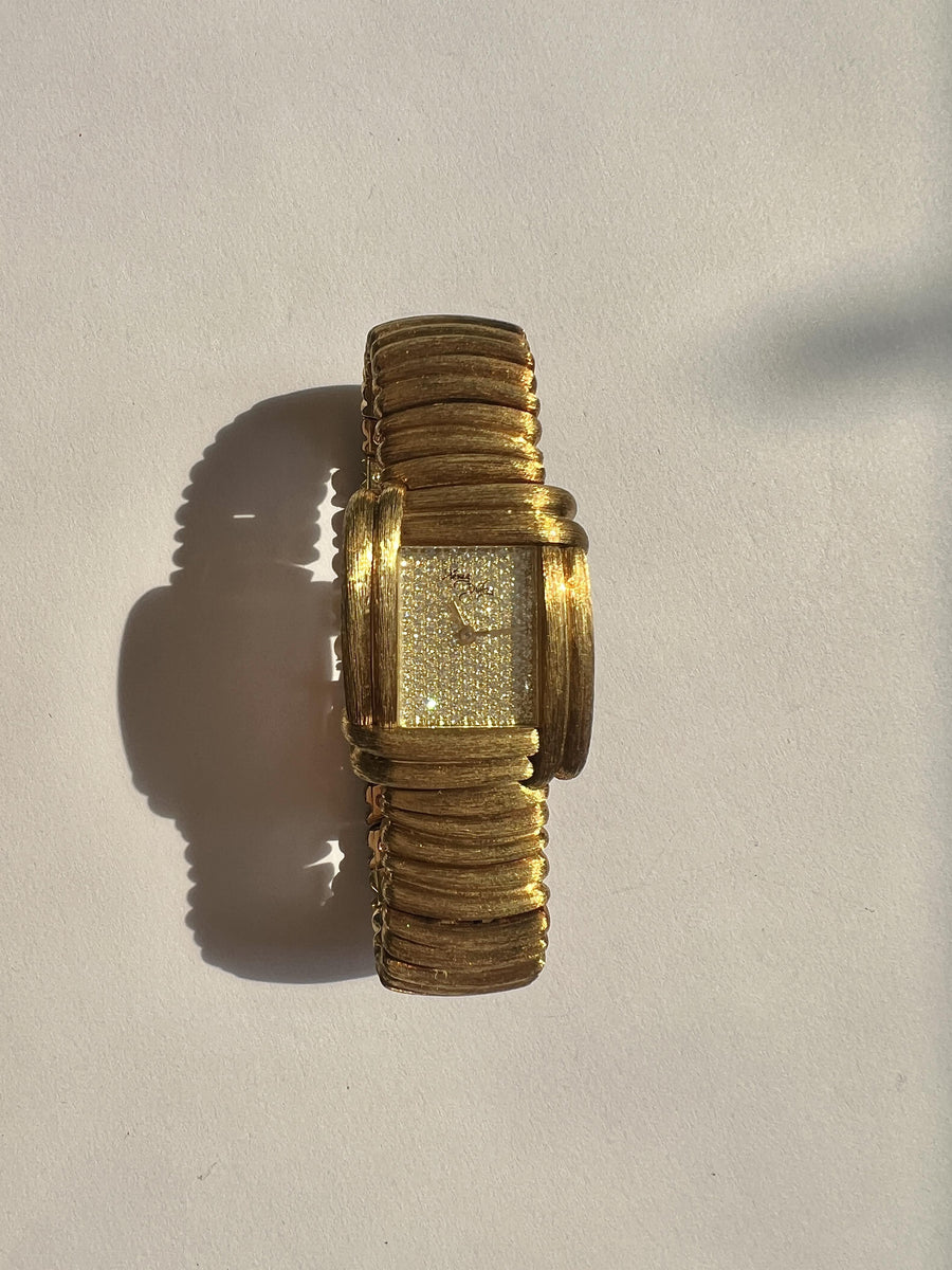 Henry Dunay 'SABI' 18k Gold Diamond Watch
