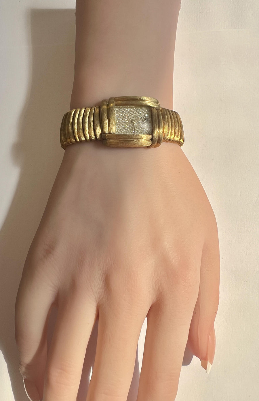 Henry Dunay 'SABI' 18k Gold Diamond Watch