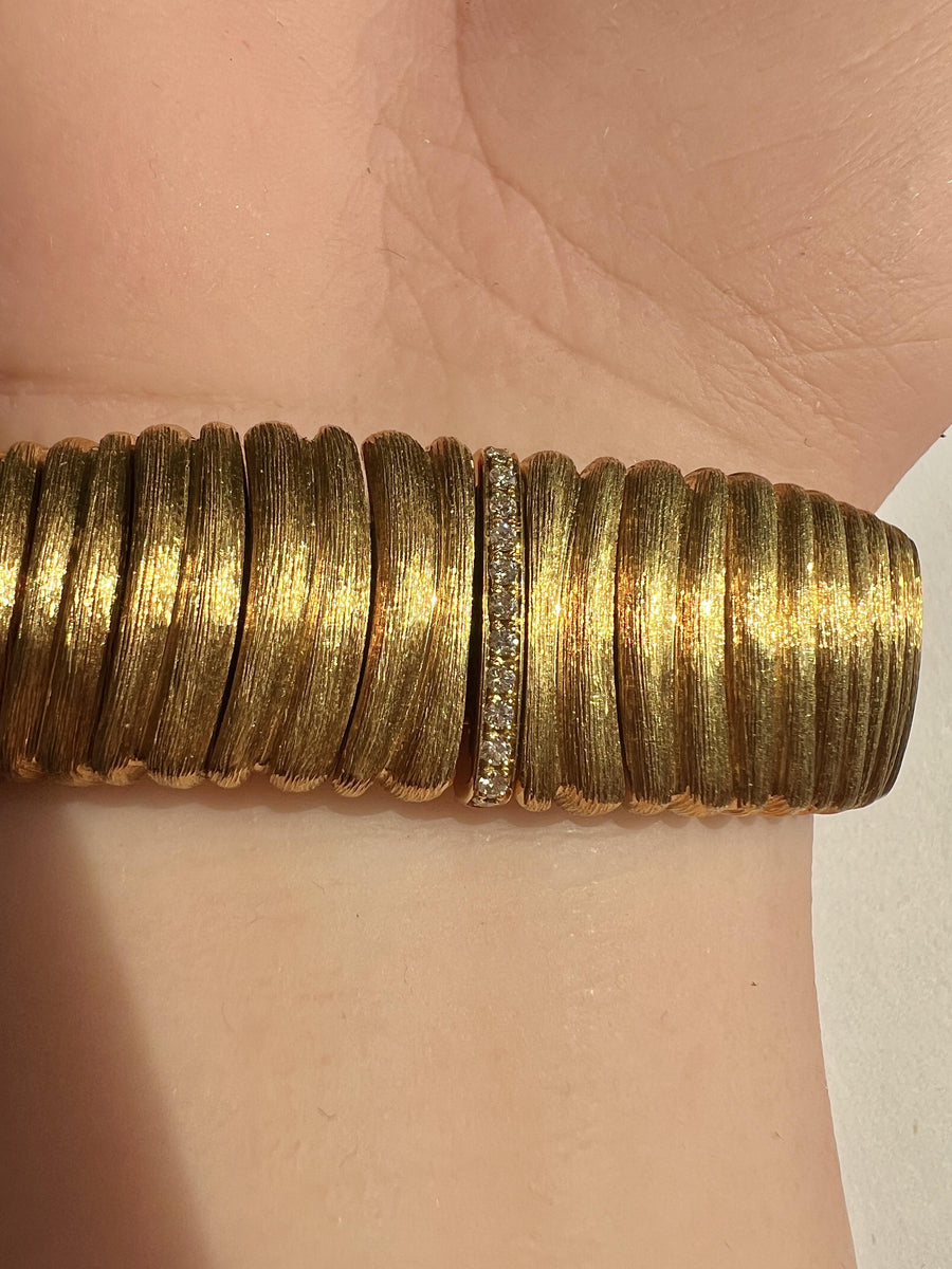 Henry Dunay 'SABI' 18k Gold Diamond Watch