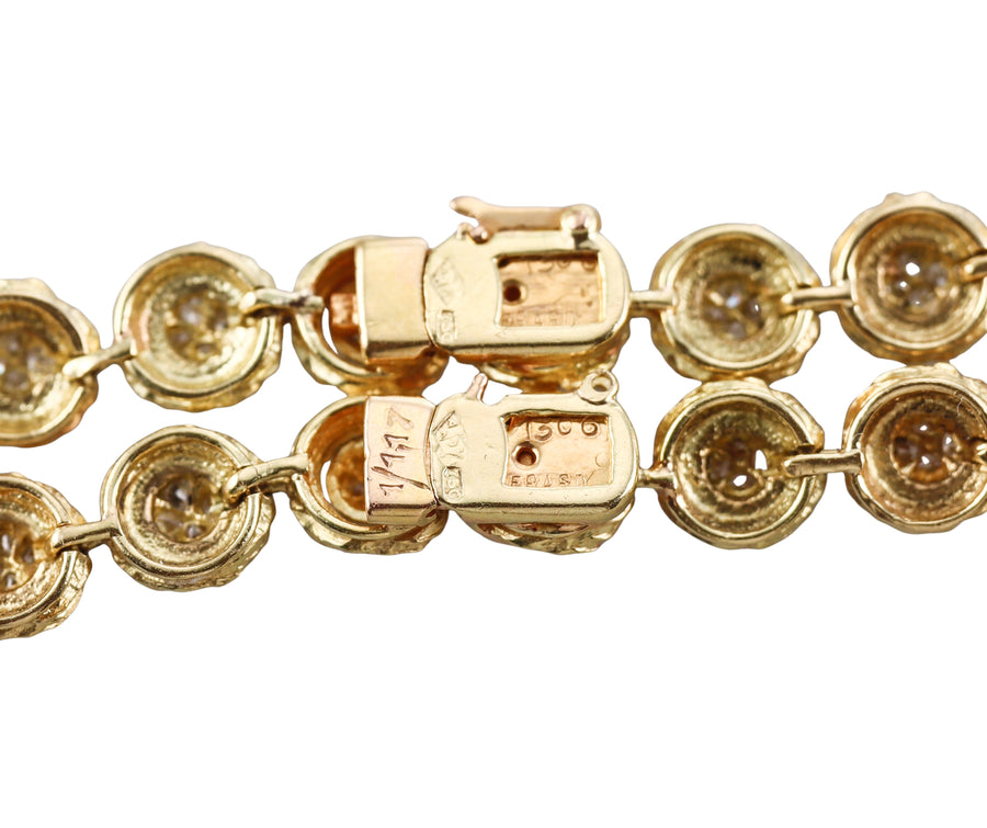 M. Gerard Yellow Gold Diamond Two Strand Necklace