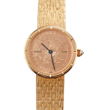 Corum Yellow Gold $5 US Gold Coin Liberty Head Watch