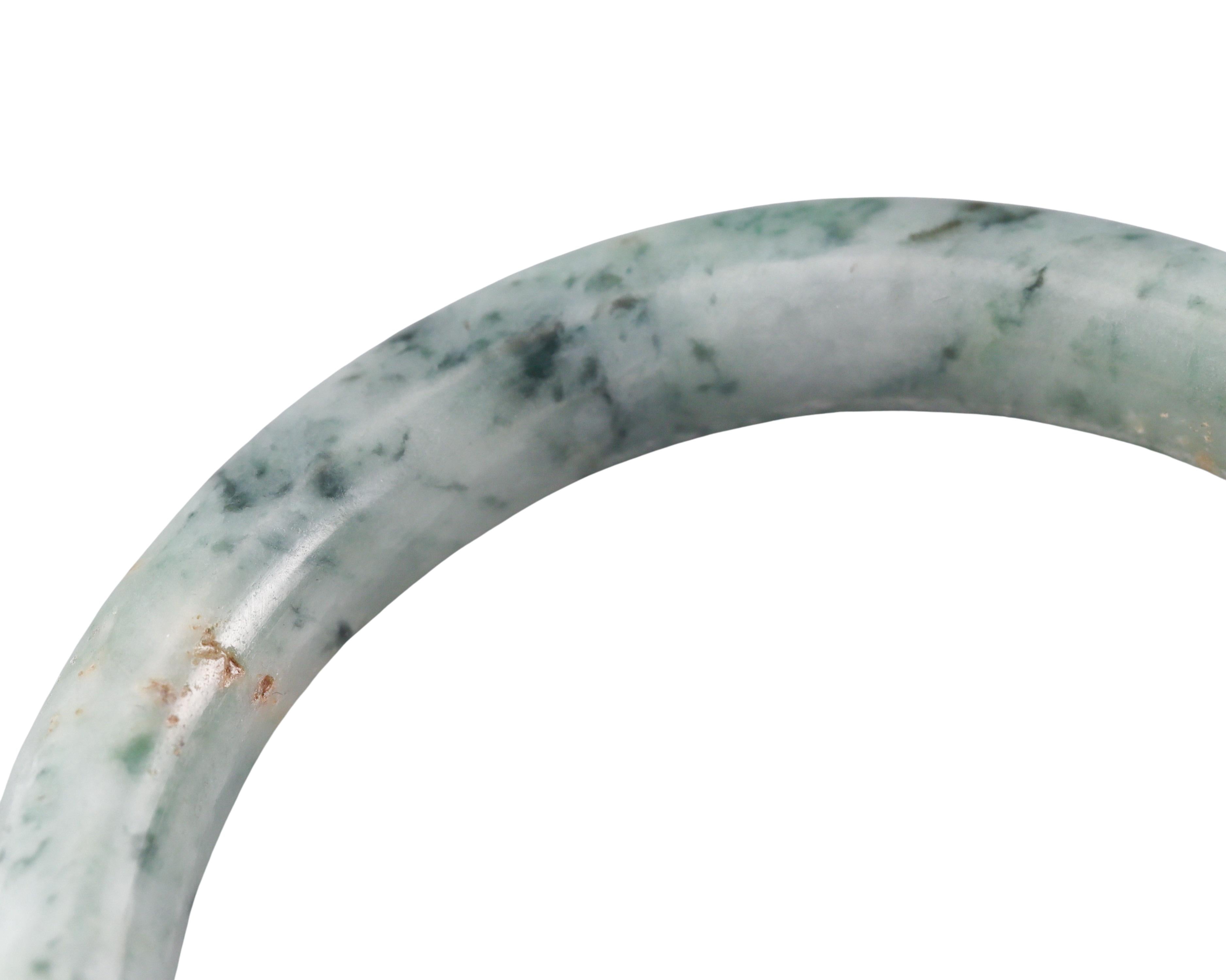 Cartier Jade Pearl Gold Cuff Bracelet