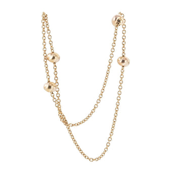 Cartier Trinity 18k Gold Long Station Necklace Chain