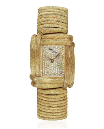 Henry Dunay 'SABI' 18k Gold Diamond Watch