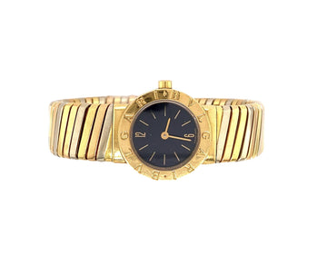 Bvlgari Tubogas Tri-Color Gold Bracelet Watch