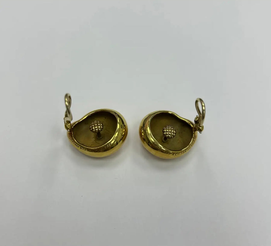 Tiffany & Co 18k YG Peretti Earrings