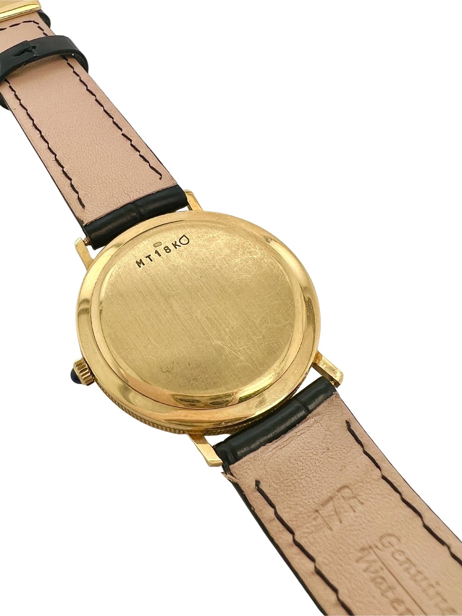 Mathey Tissot 18k Yellow Gold Liberty Coin Watch