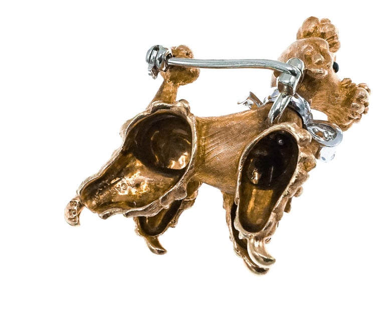 Cartier set of Diamond and Gold Dog Brooches