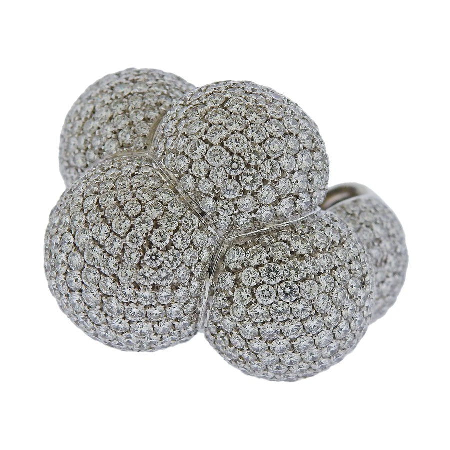 Marina B 18 Karat White Gold Diamond Ring
