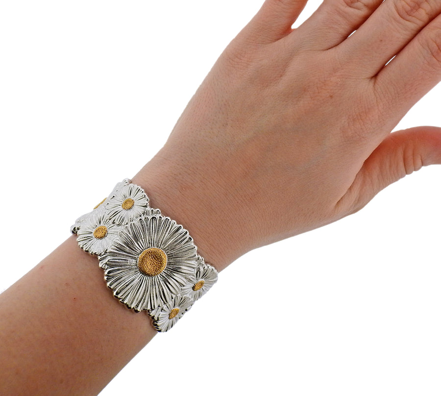 Buccellati Blossom with Gold Accents Cuff Bracelet
