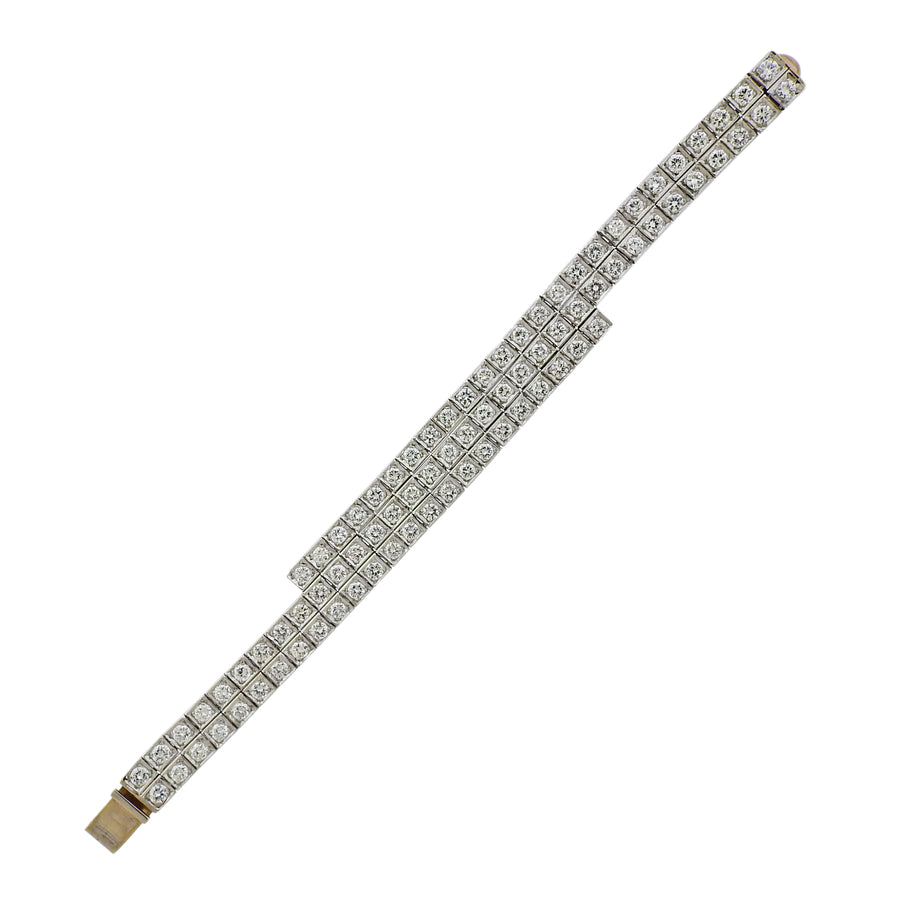 6 Carat Diamond Gold Bracelet