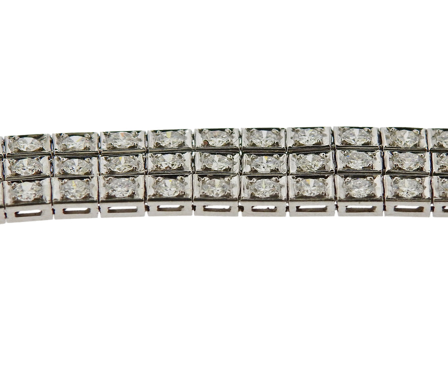 6 Carat Diamond Gold Bracelet