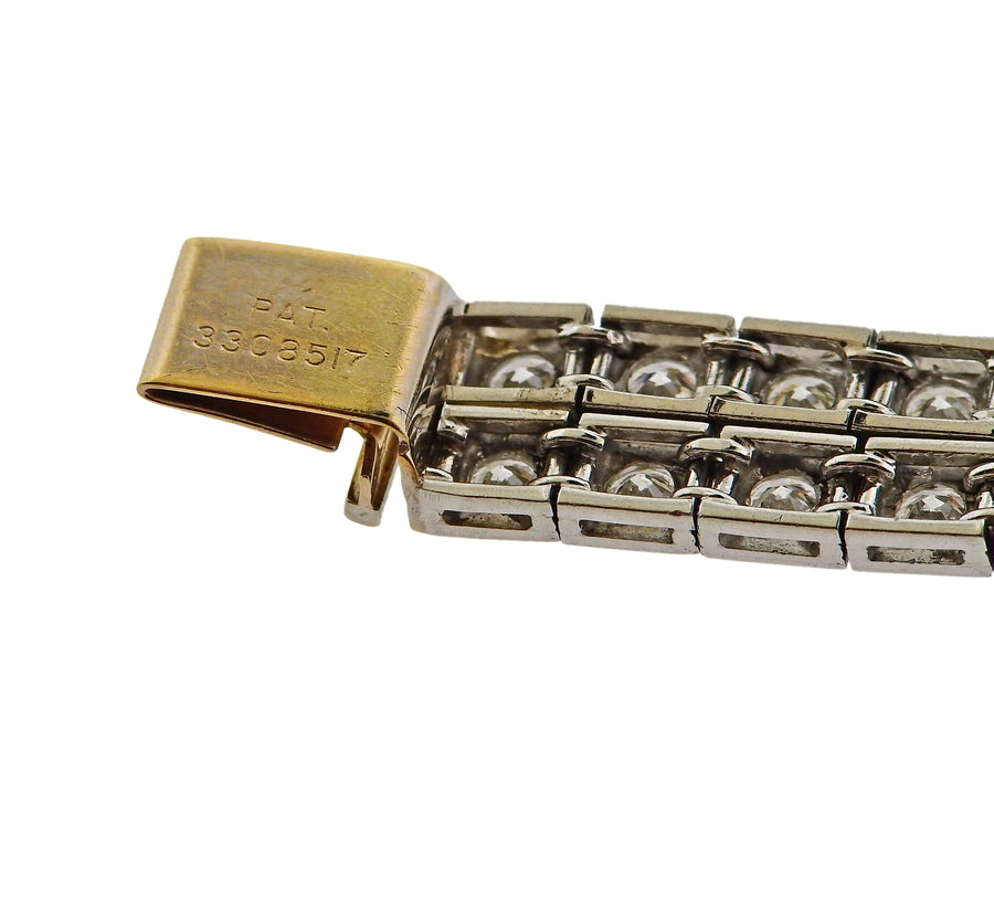 6 Carat Diamond Gold Bracelet