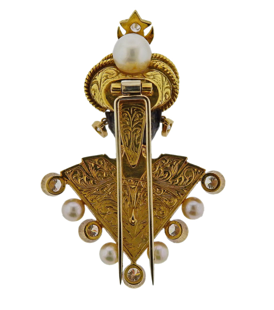 Nardi blackamoor brooch on sale
