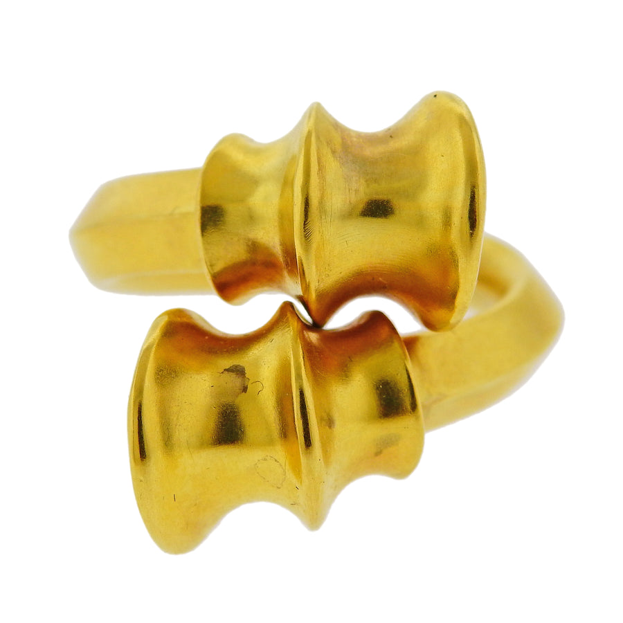 Ilias Lalaounis Greece Bypass Gold Ring