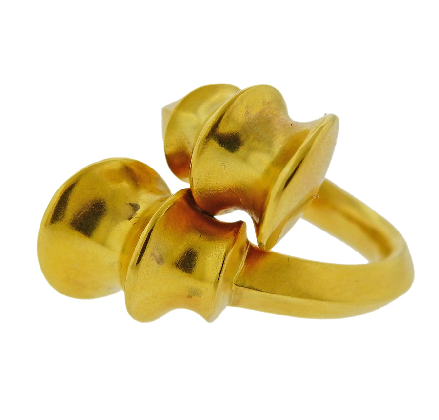 Ilias Lalaounis Greece Bypass Gold Ring