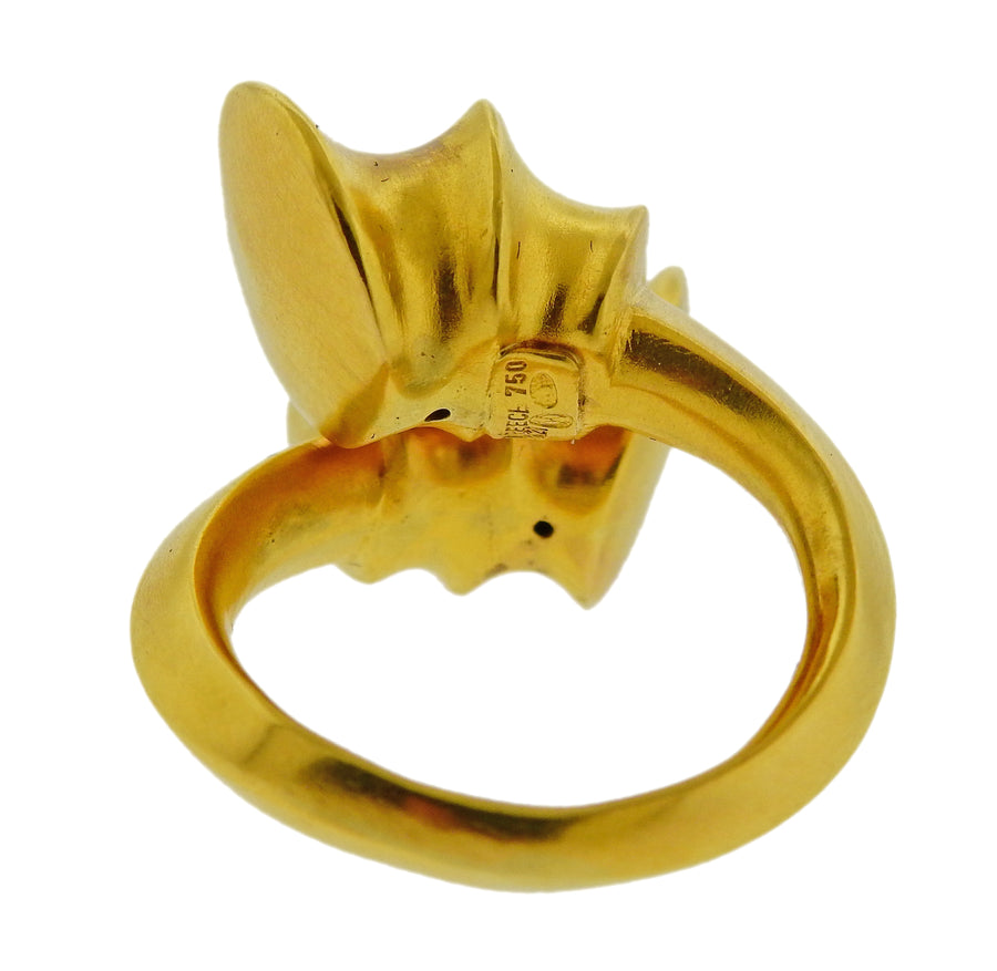 Ilias Lalaounis Greece Bypass Gold Ring
