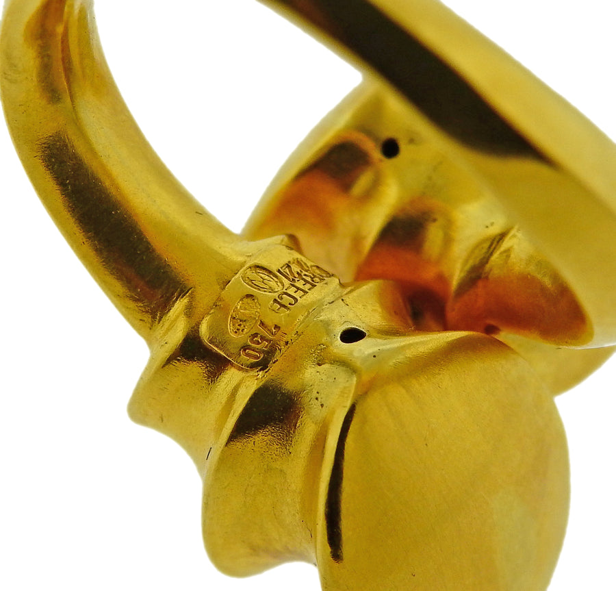 Ilias Lalaounis Greece Bypass Gold Ring