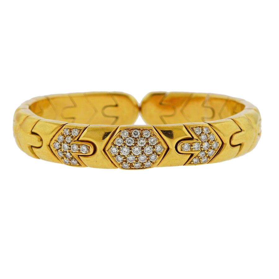 Bulgari Gold Diamond Bracelet