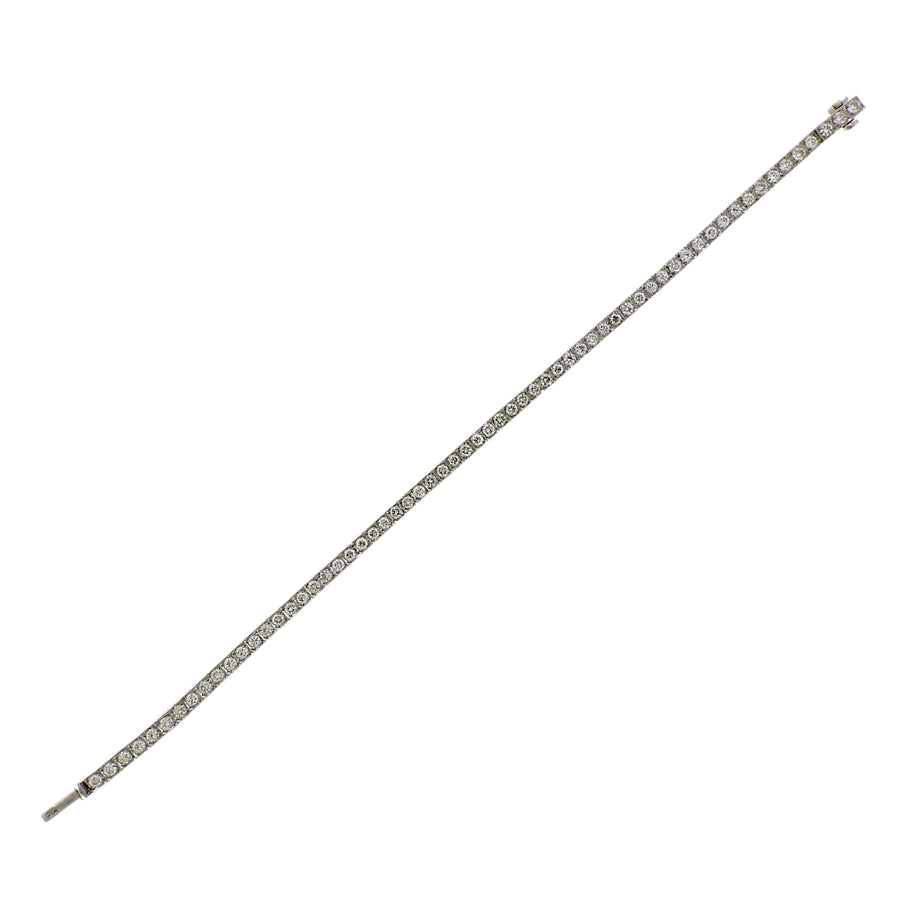 Classic Diamond Gold Tennis Bracelet