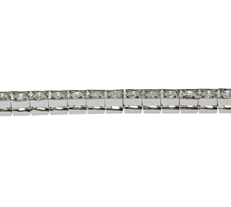 Classic Diamond Gold Tennis Bracelet