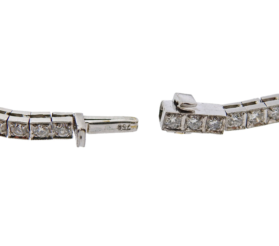 Classic Diamond Gold Tennis Bracelet