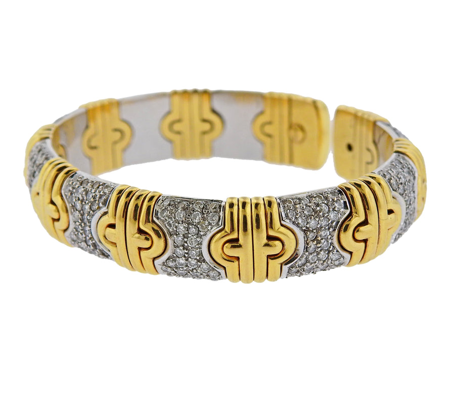 Diamond Gold Flexible Bracelet