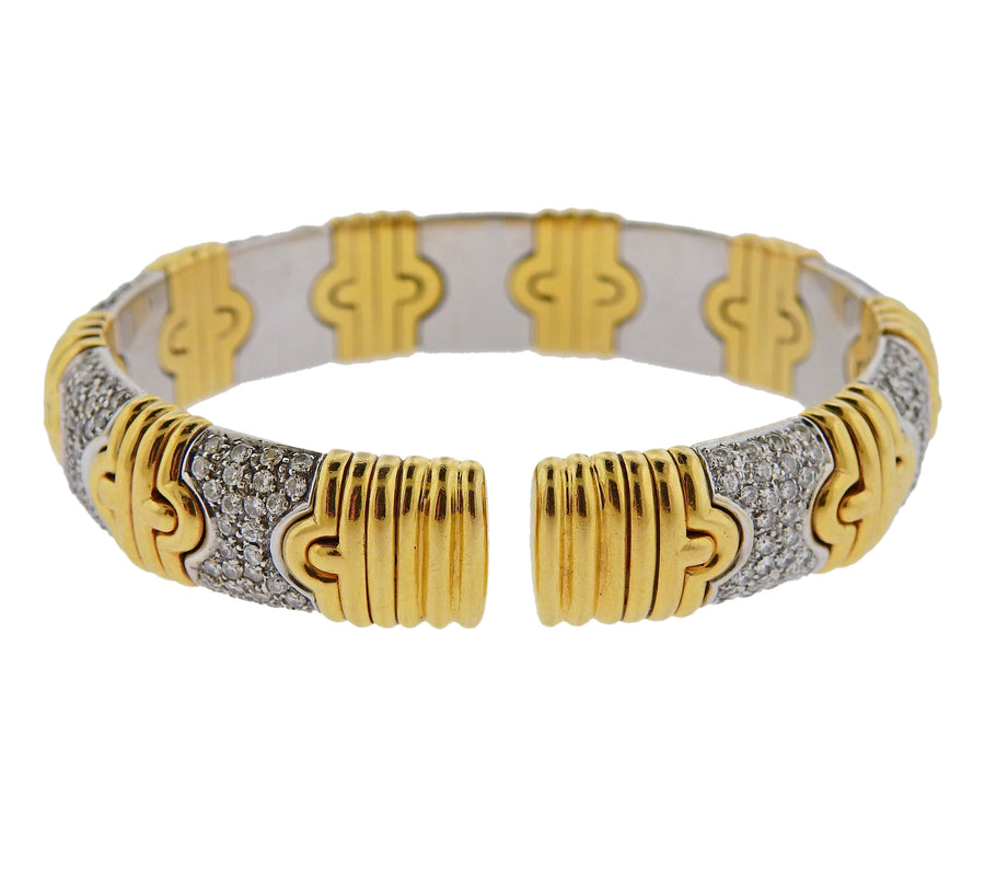 Diamond Gold Flexible Bracelet