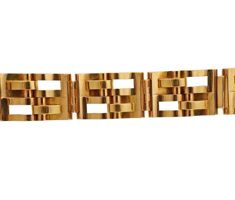 France Retro Gold Bracelet