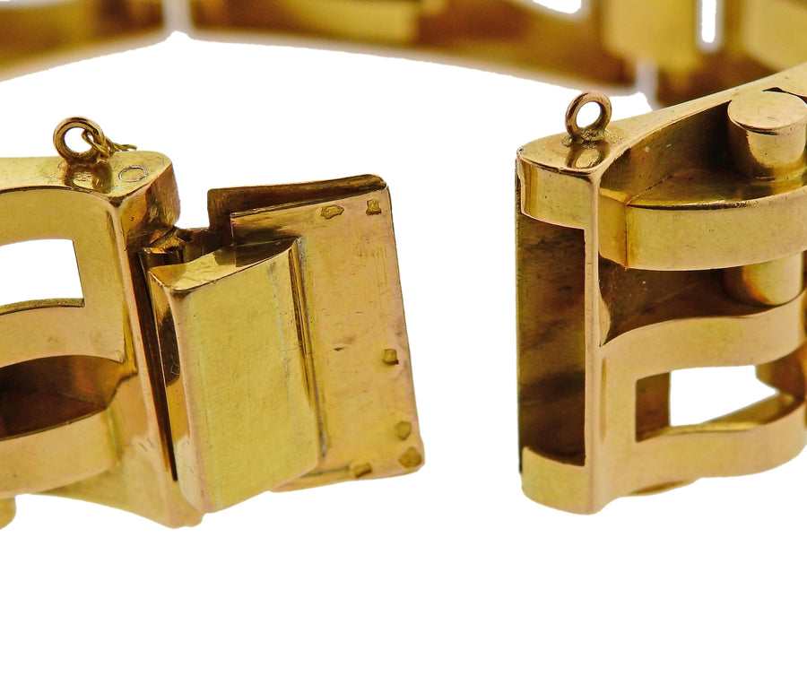 France Retro Gold Bracelet