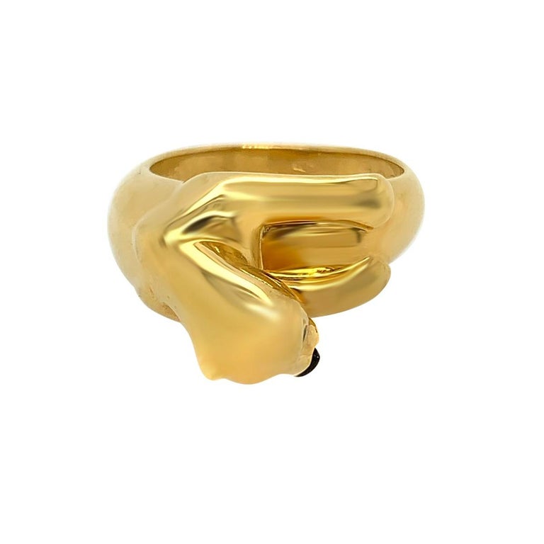 Cartier Panther 18 Karat Yellow Gold Ring