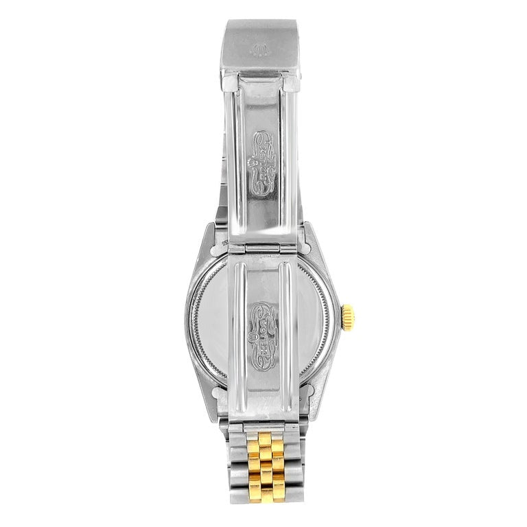 18 Karat Yellow Gold Sterling Steel Rolex Watch